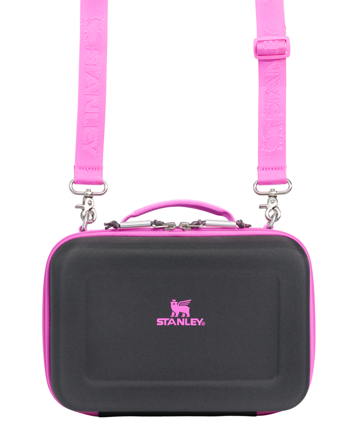 All Day Mini Lunch Box Charcoal Pink